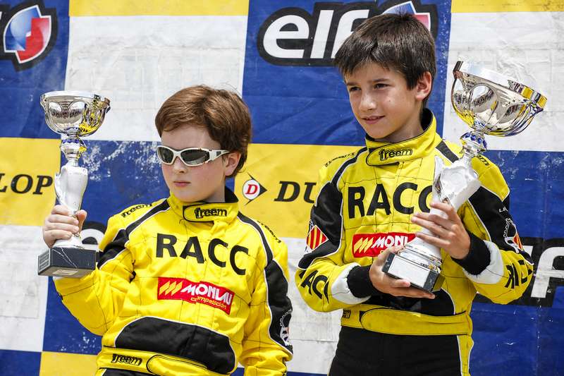 El joven piloto navarro de karts Erik Zabala finaliza quinto en el Open RACC